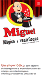 Mobile Screenshot of magicomiguel.com.br